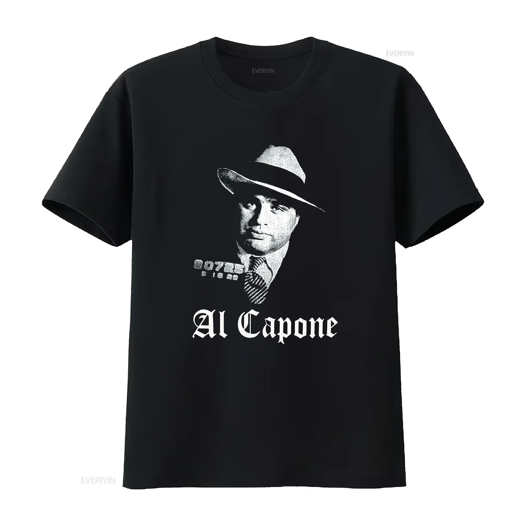 Mens Fashion In The 2000S - AL CAPONE 2000年代 メンズ ブラック クルーネック