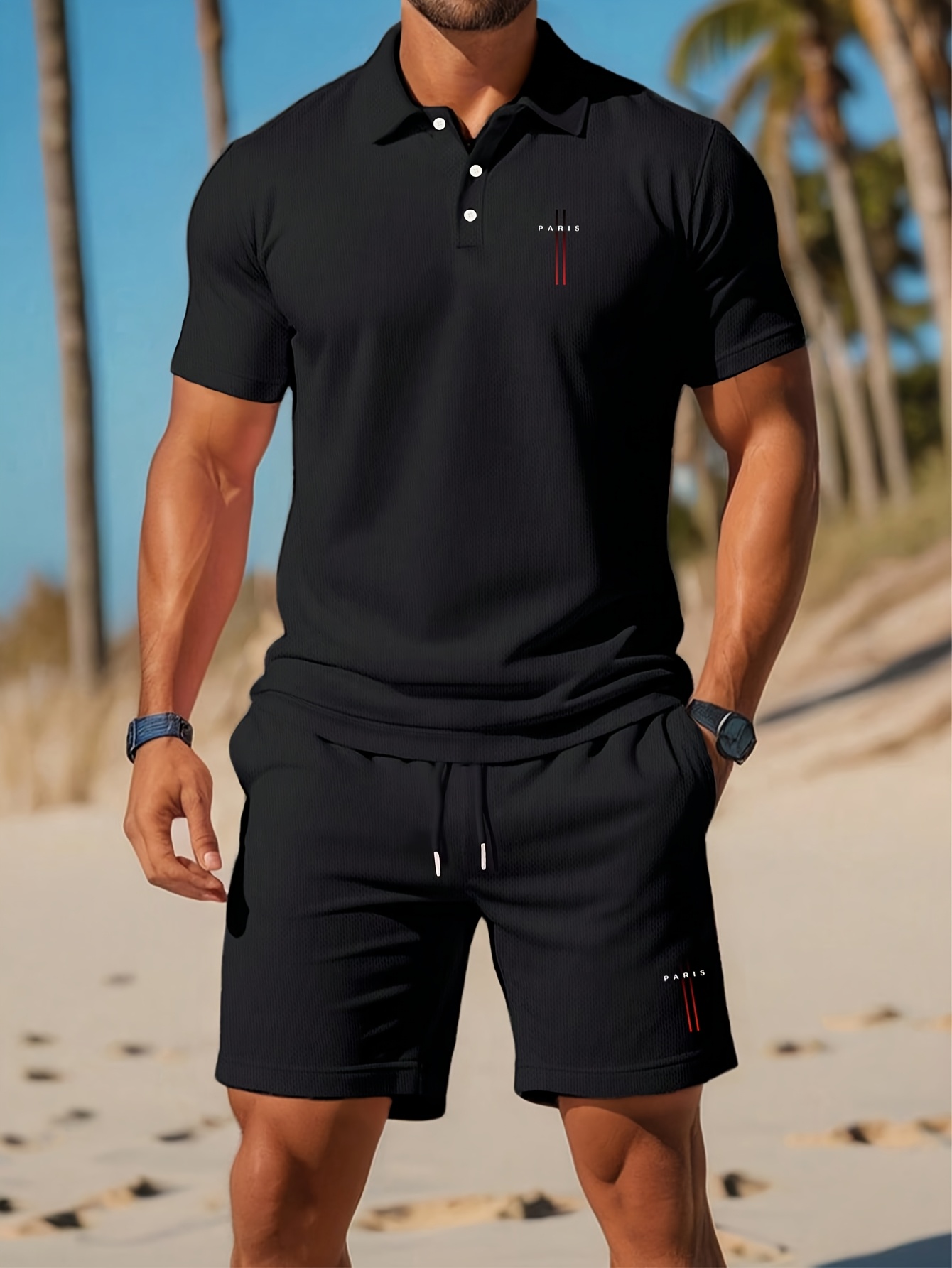 Men'S Fashion Polo Shirt - 2026年夏メンズポロシャツセット - 3Dプリントデザイン、通気性、軽量、快適、ファッショナブルなアウトドアメンズウェア