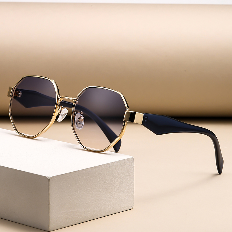 Men'S Fashion Round Glasses - レトロラウンドフレームラージフレームサングラス新しい女性サングラスホリデーマンアウトドアキャンプサイクリング釣りファッショナブルサングラス