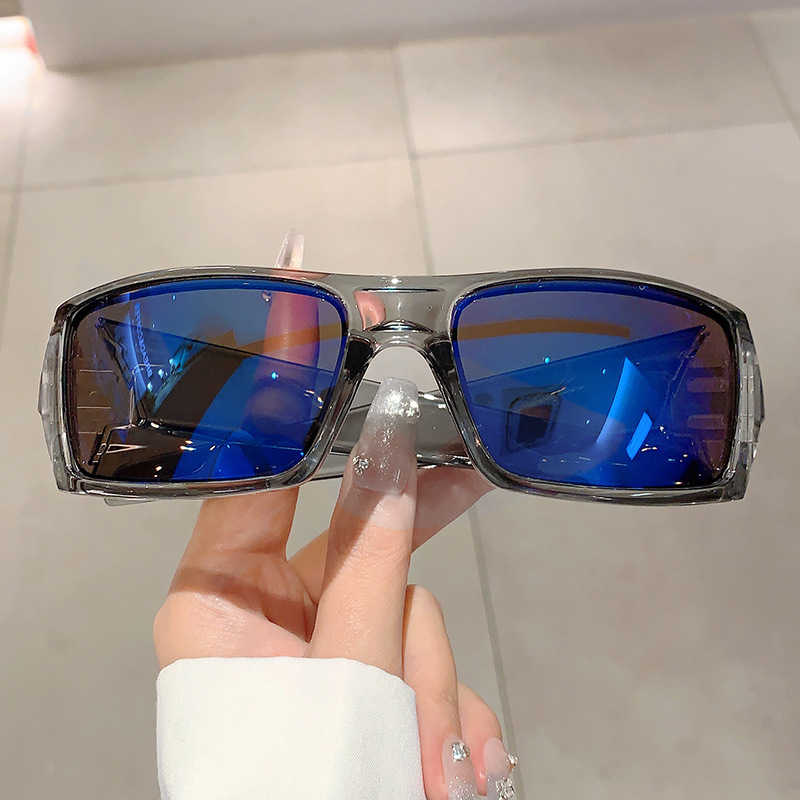 Men'S Fashion Round Glasses - サングラス クールな女性用 高級メンズ アウトドアスポーツサングラス ファッション ラップアラウンド