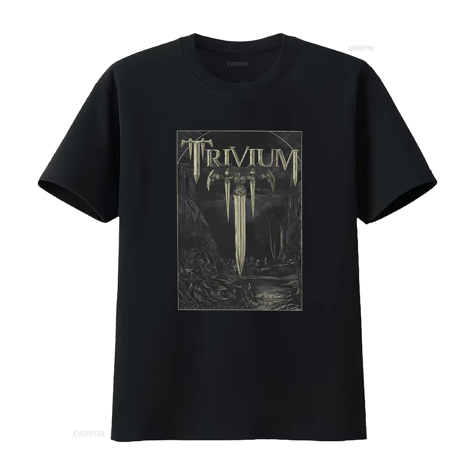 Xl Men'S Fashion - Trivium バトルメタルバンド公式 T シャツ S M