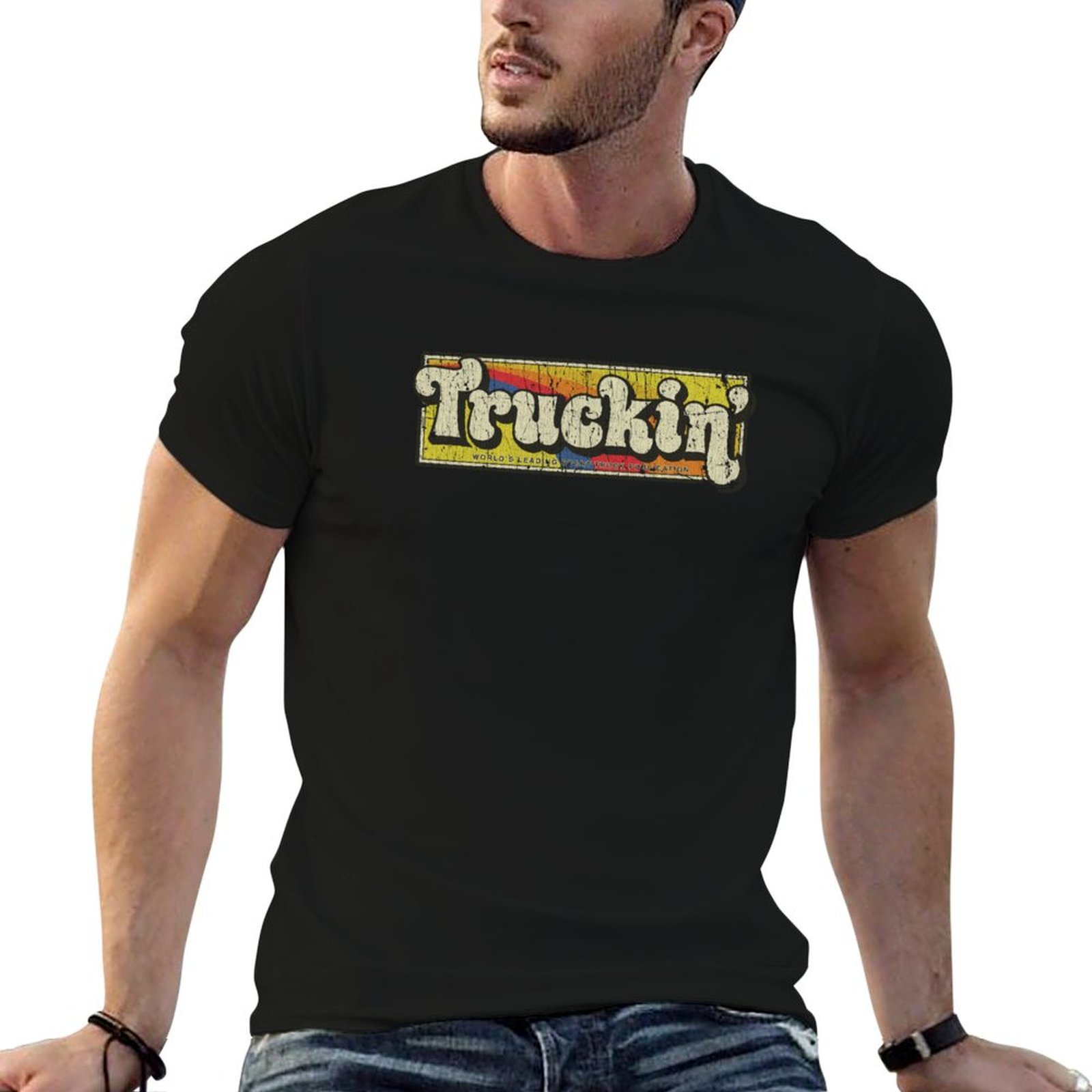 Mens Fashion Magazines - Truckin’ Magazine 1975 Tシャツ ファッション グラフィック