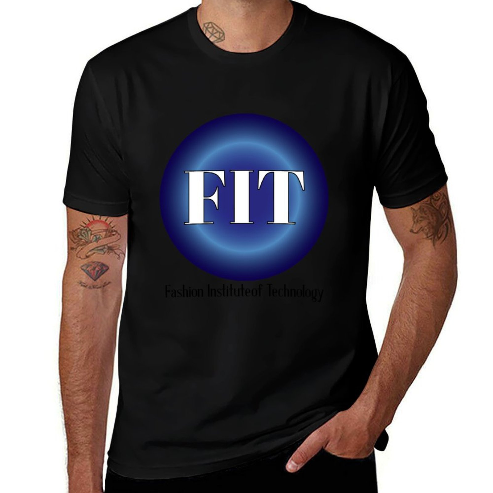 Men'S Fashion Nyc - ファッション技術研究所 - FIT NYC Tシャツ ソフトで軽量なコットンTシャツ