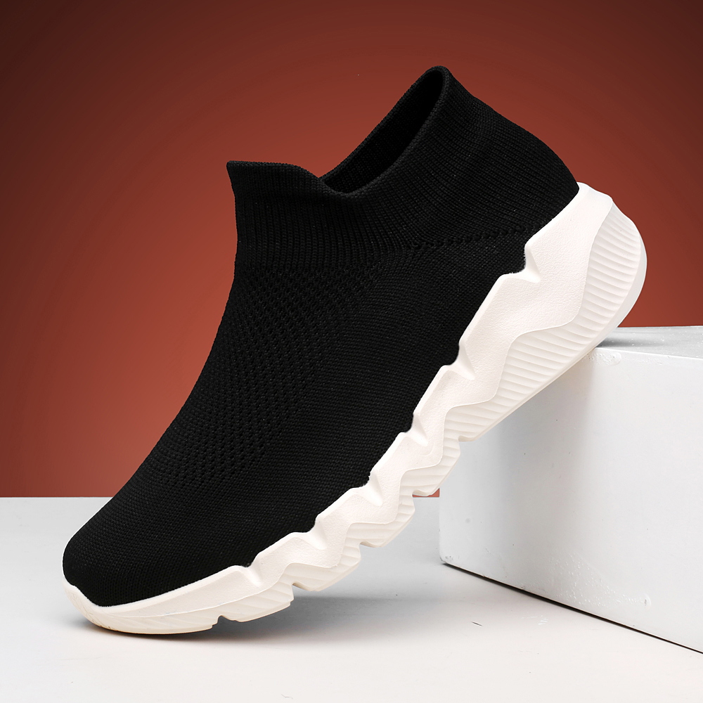 Men'S Fashion Websites - 男性と女性のためのランニングシューズ,レジャースニーカー,大きいサイズ,快適,カジュアル,快適,黒,ファッション