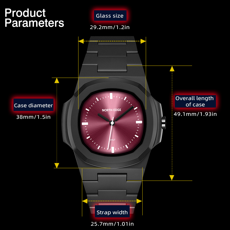 NORTH EDGE メンズ腕時計 新型VOLTクォーツ腕時 - Mens Fashion Watch のレビューと価格