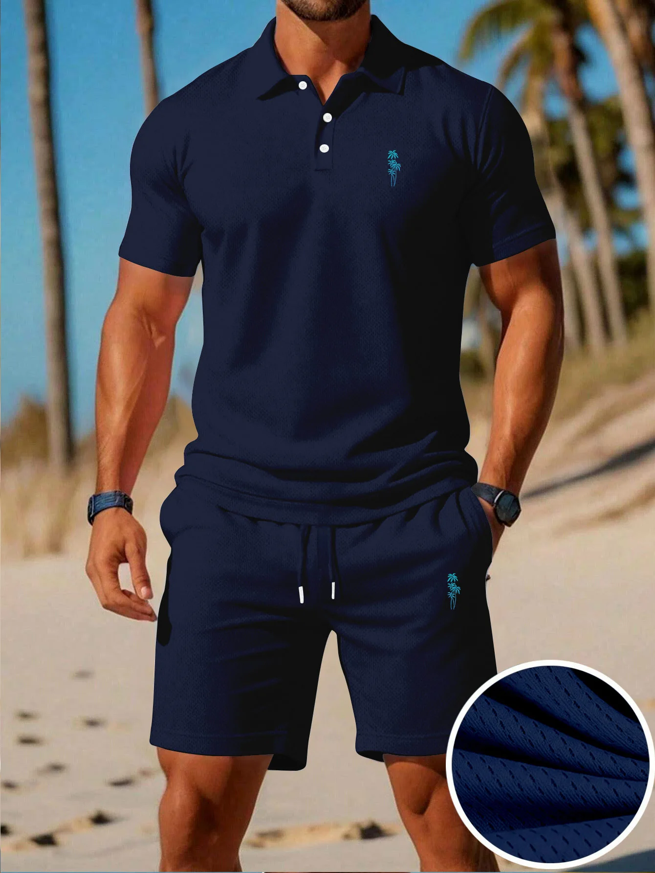 夏の新作メンズポロシャツセット カジュアルスポーティー クー - Men'S Fashion Polo Shirt のレビューと価格