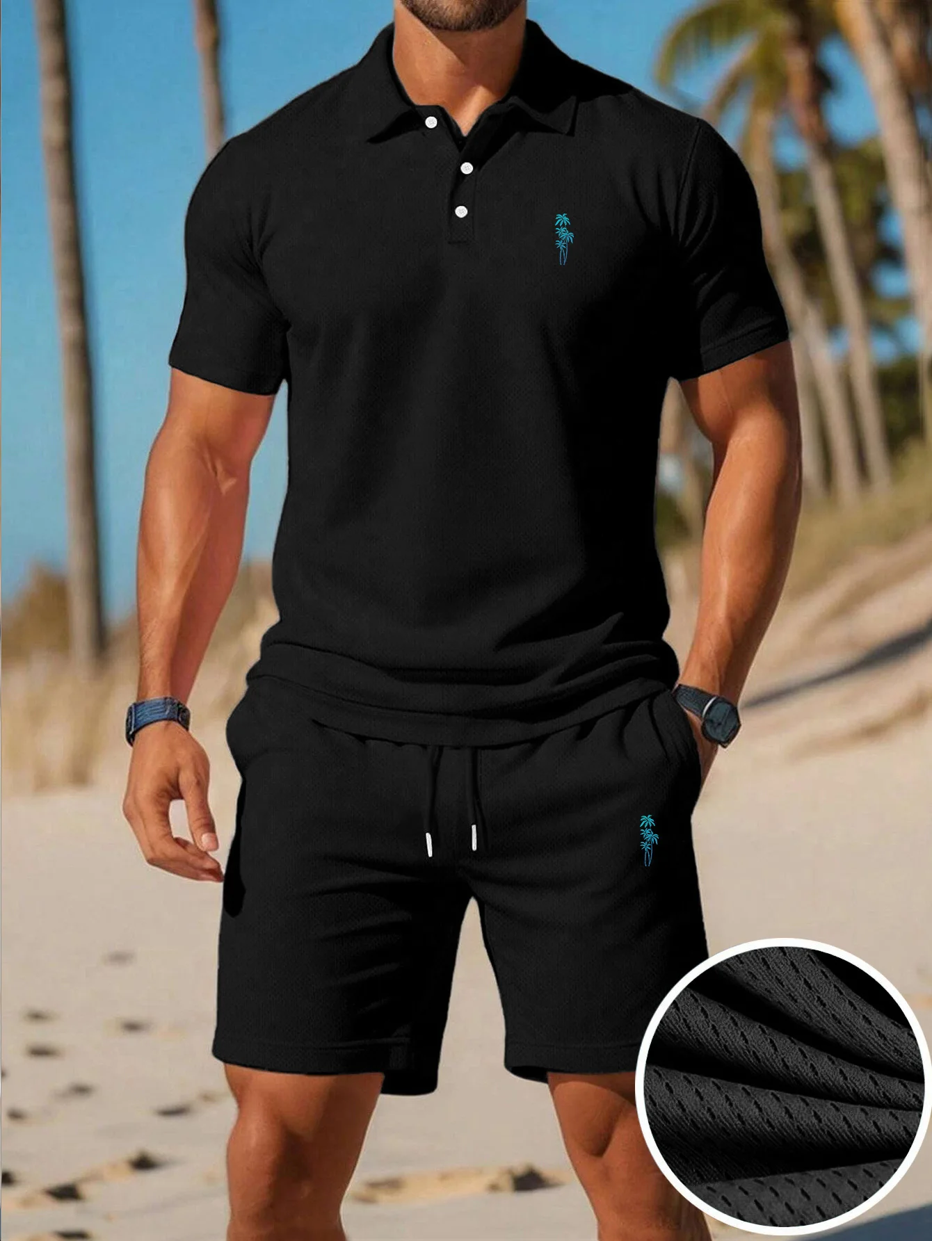 夏の新作メンズポロシャツセット カジュアルスポーティー クー - Men'S Fashion Polo Shirt のレビューと価格