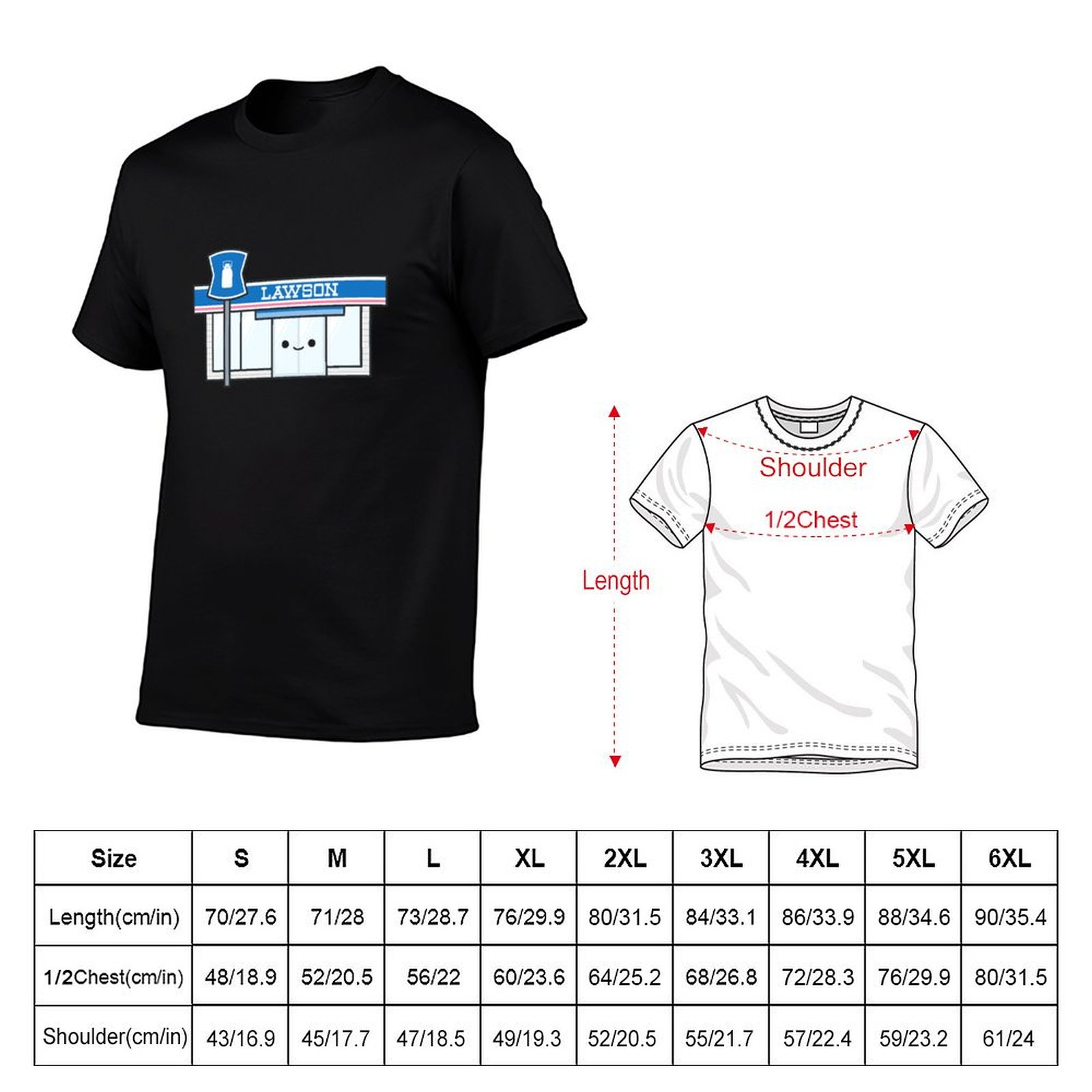 ローソン - 日本のコンビニ（コンビニエンスストア）Tシャツ - Mens Fashion Store のレビューと価格
