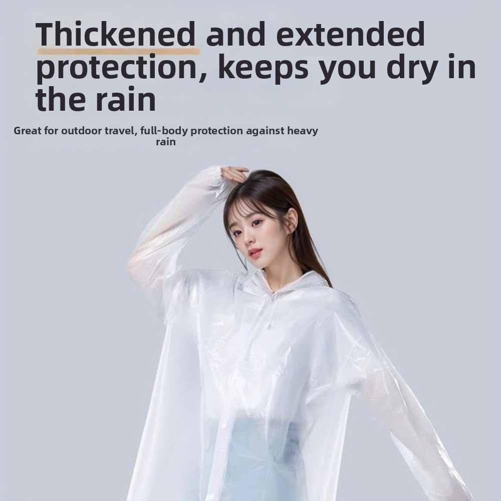 ファッションロングスタイル大人用レインコート厚手軽量緊急用レ - Mens Fashion Poncho のレビューと価格