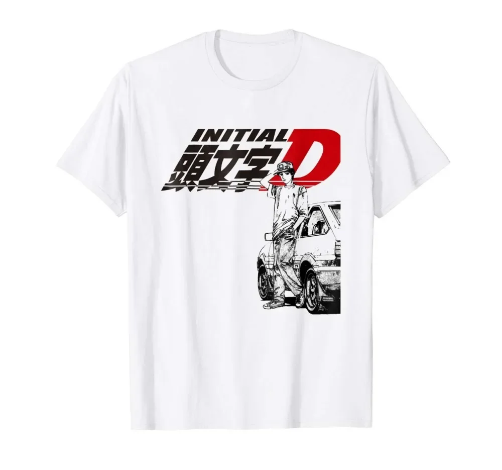 頭文字D Tシャツ夏のファッション半袖Tシャツブランド服男性 - Men'S Fashion Websites のレビューと価格