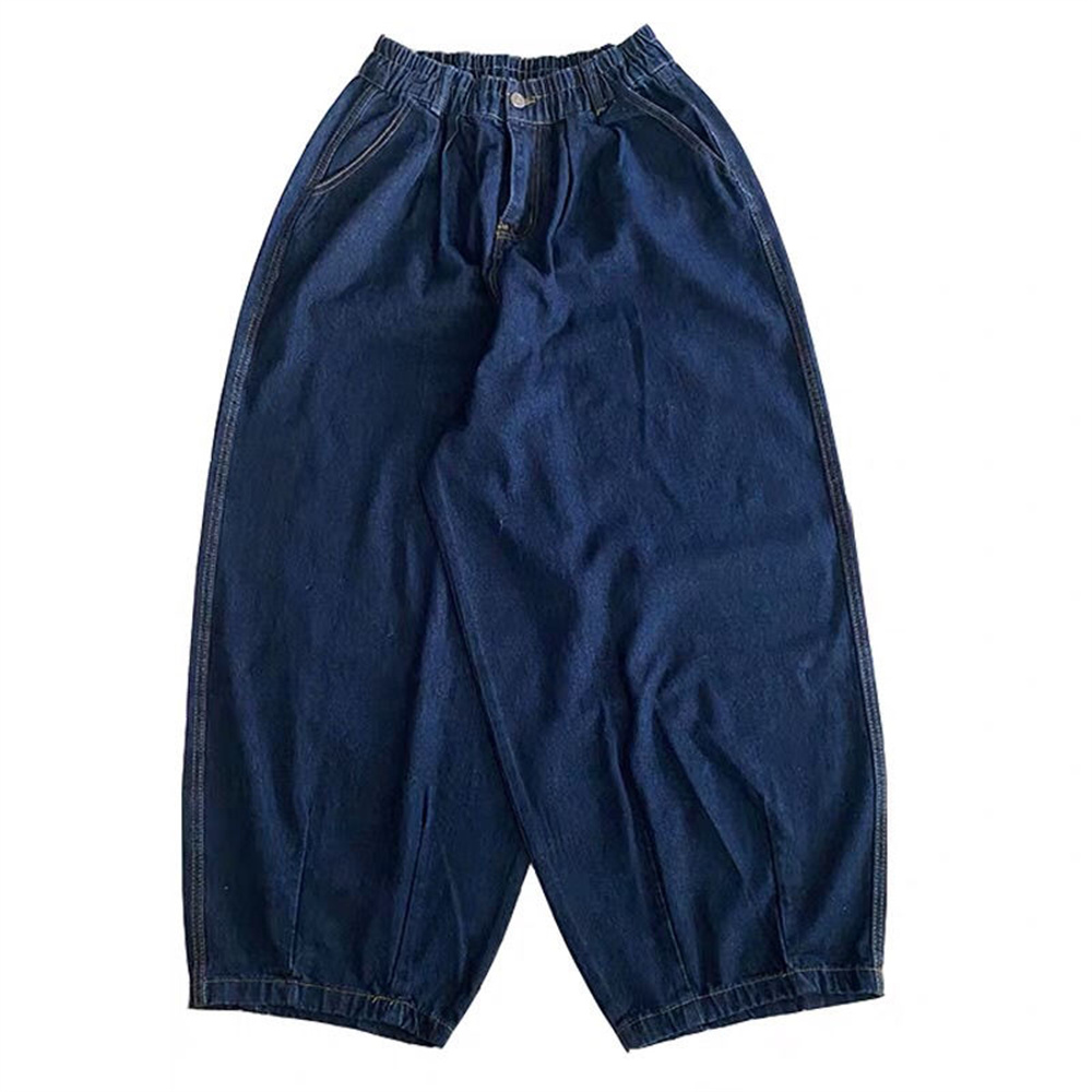 男性ワイドレッグジーンズだぶだぶレトロブルー日本シンプルレジ - Men'S Fashion With Baggy Jeans のレビューと価格