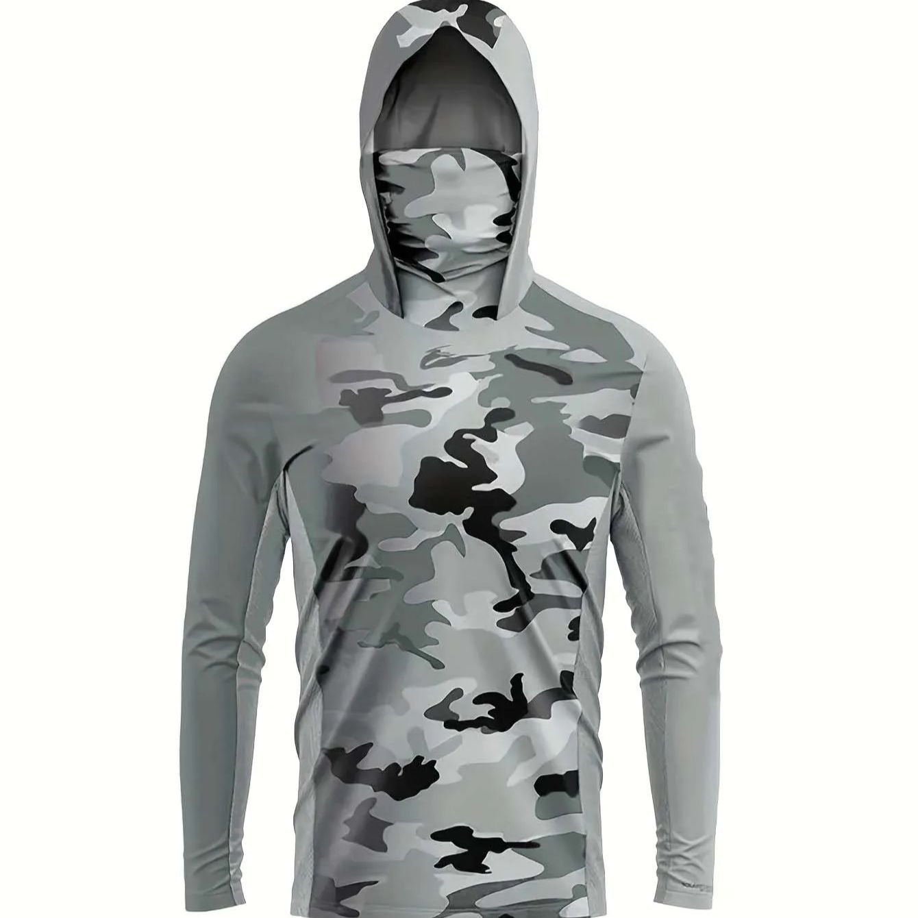 アウトドアフィッシャーマンフード付き長袖Tシャツ、グラデーシ - Men'S Fashion For Summer 2026 のレビューと価格