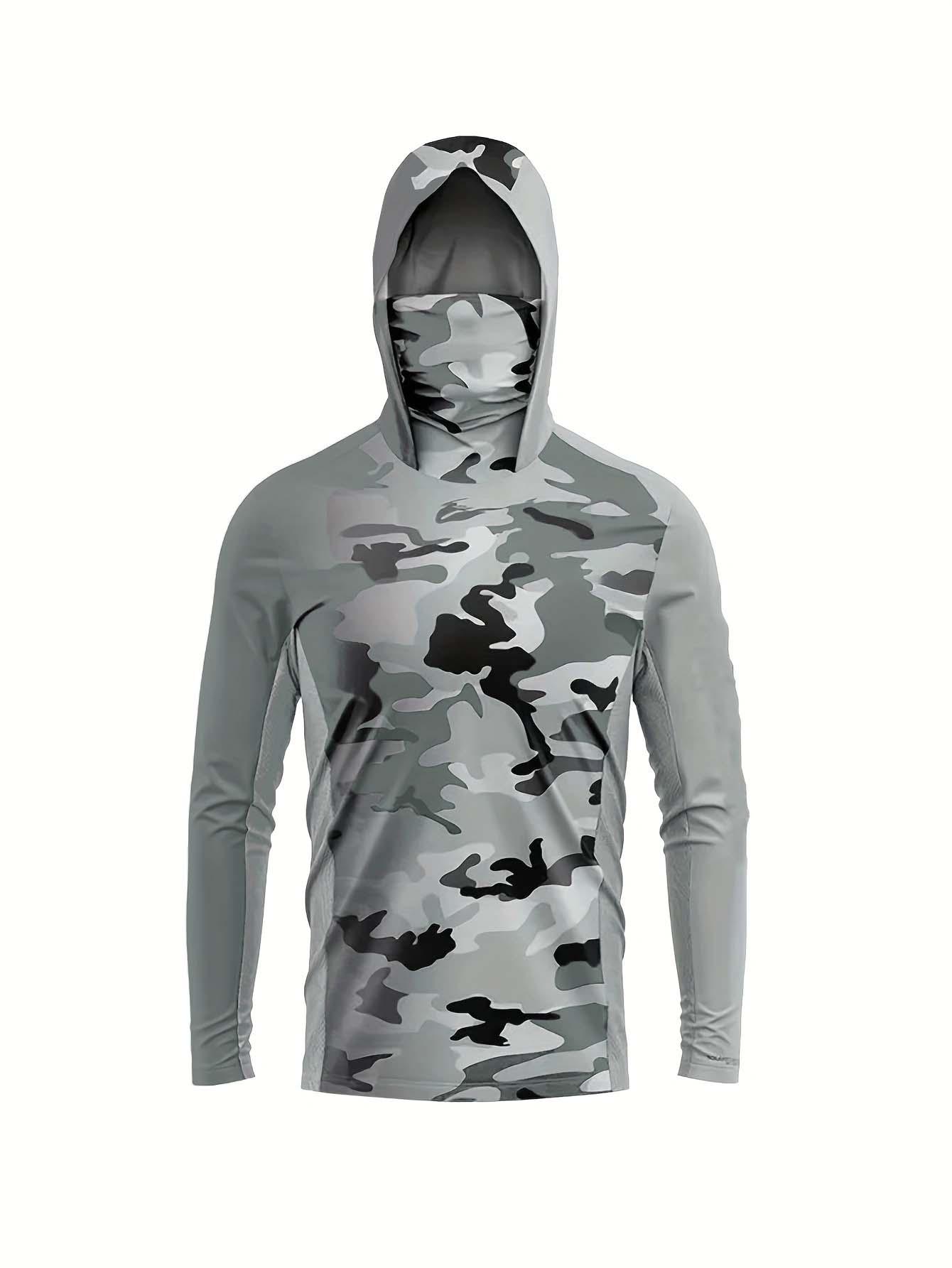 アウトドアフィッシャーマンフード付き長袖Tシャツ、グラデーシ - Men'S Fashion For Summer 2026 のレビューと価格