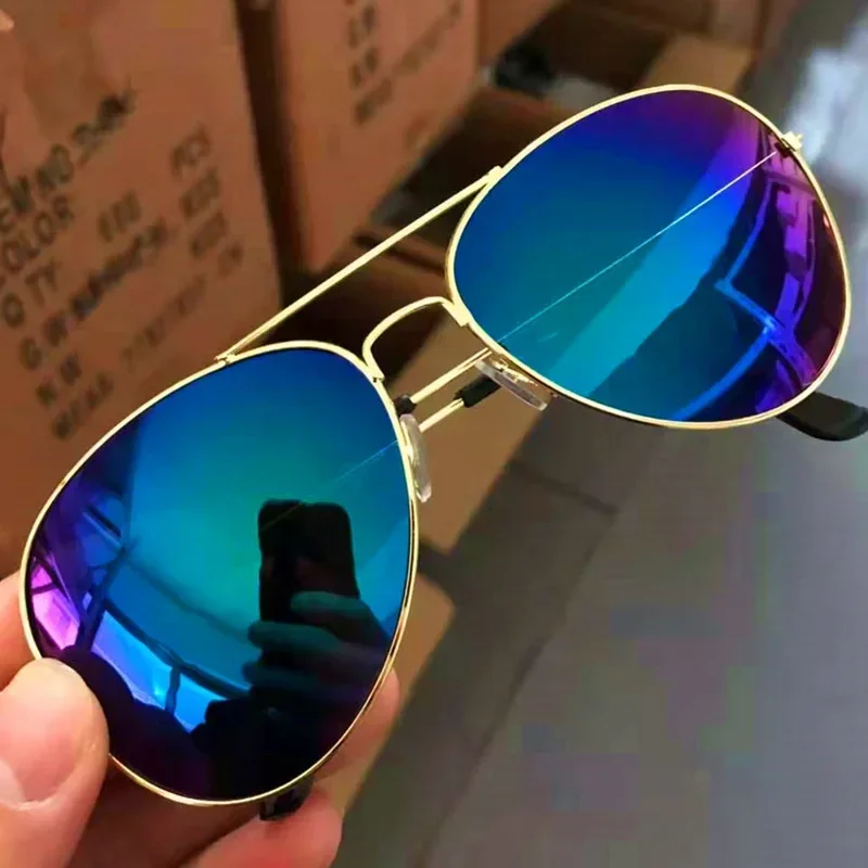 1 個ファッションメタルサングラス女性男性パイロットラウンド - Men'S Fashion Round Glasses のレビューと価格