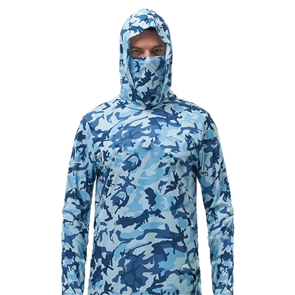 夏用フィッシングパーカー メンズ ジャージー 迷彩柄 長袖  - Mens Fashion Summer のレビューと価格