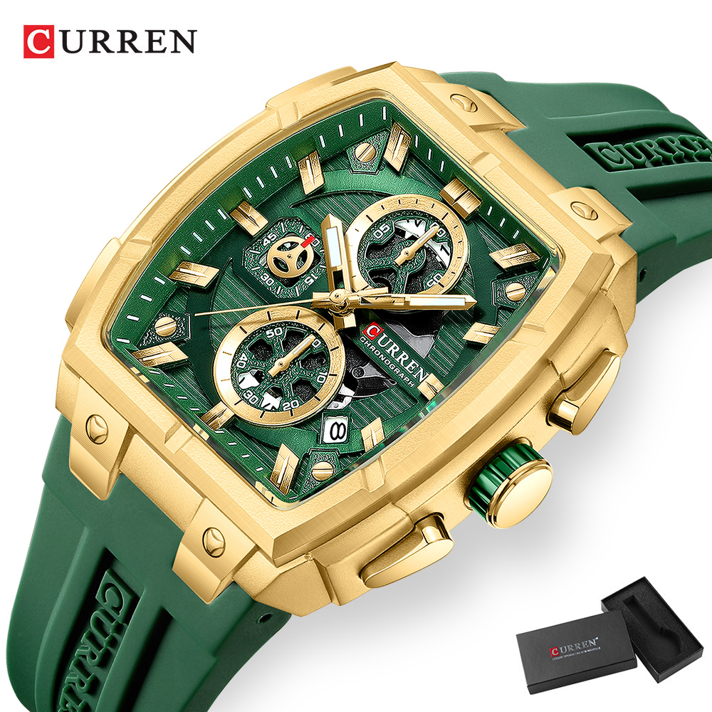 CURREN 高級ヴィンテージ腕時計 メンズ スポーツ クロ - Mens Fashion Watch のレビューと価格