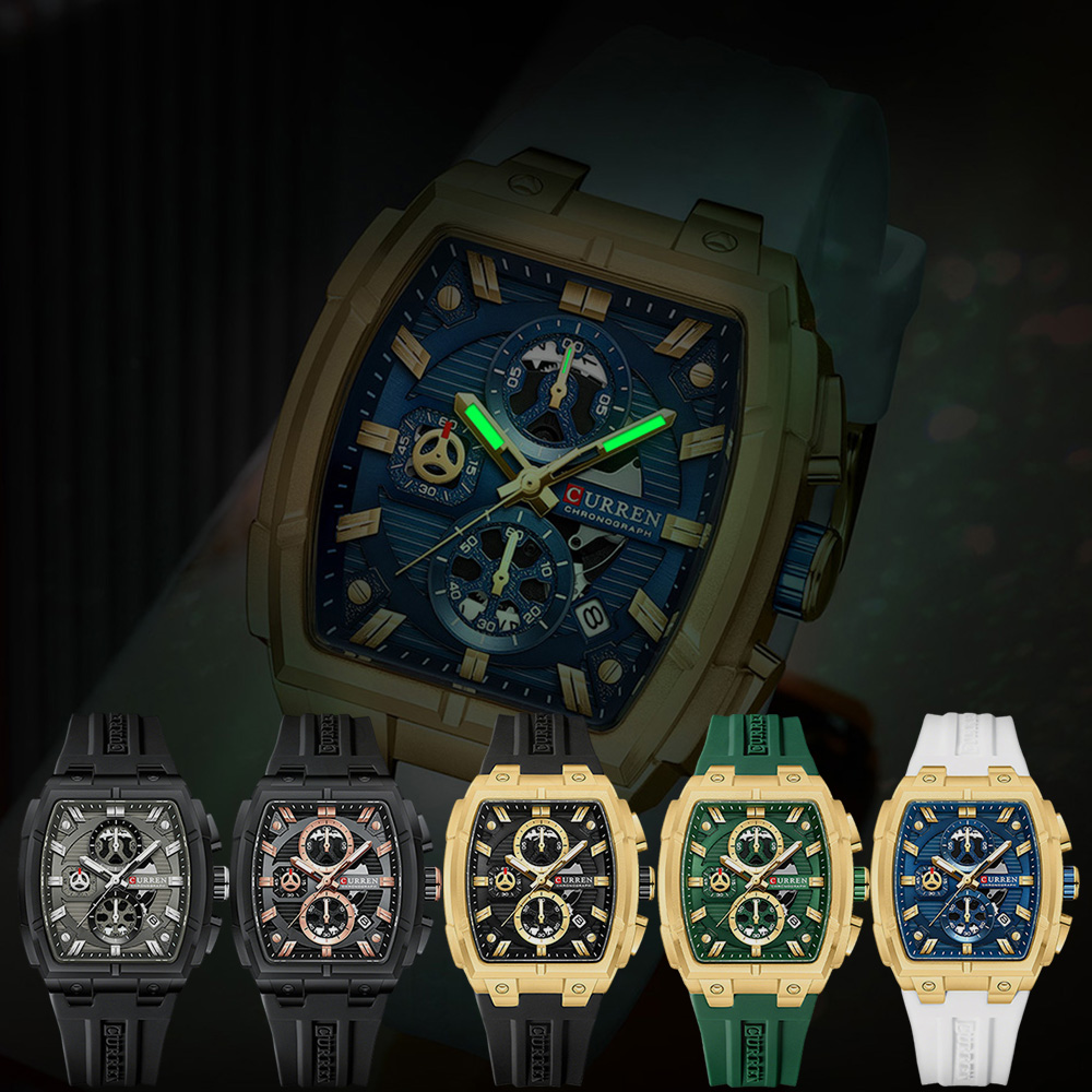 CURREN 高級ヴィンテージ腕時計 メンズ スポーツ クロ - Mens Fashion Watch のレビューと価格