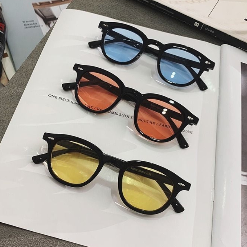 新しい小型丸型サングラス メンズ レディース ヴィンテージフ - Men'S Fashion Round Glasses のレビューと価格