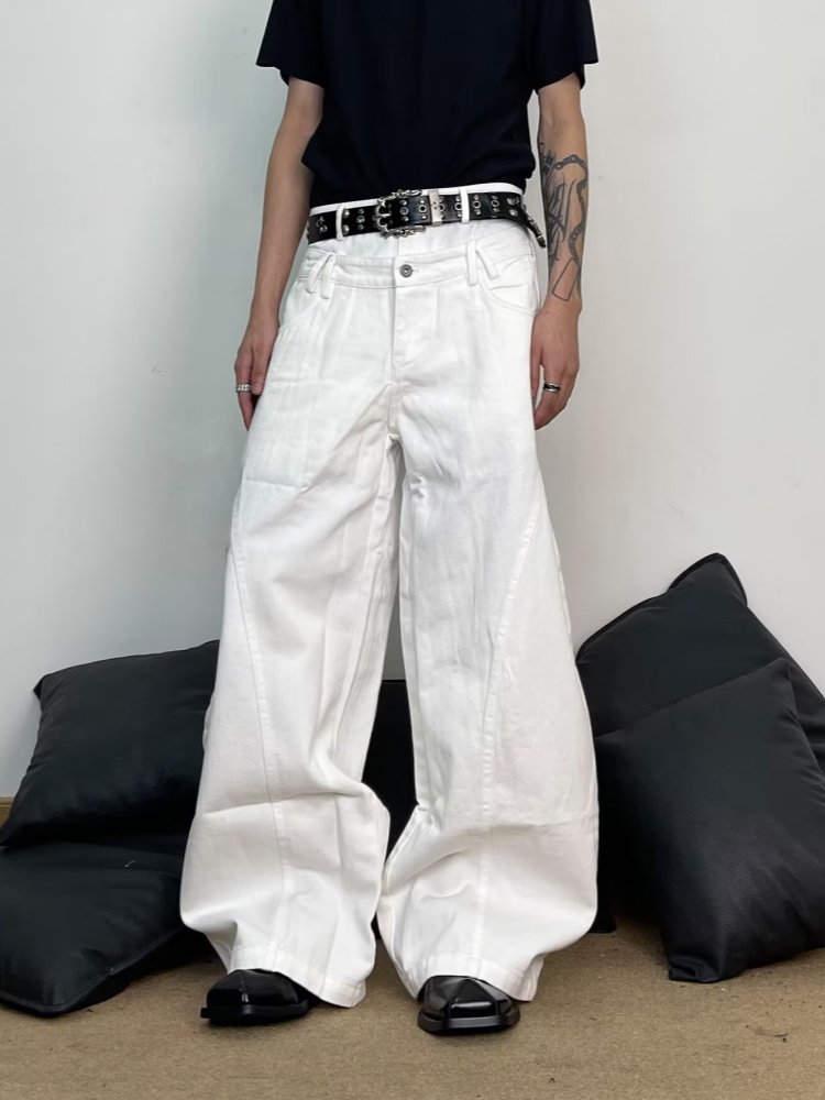 2026年 ロパ Y2Kファッション ダブルウエストバンド  - Men'S Fashion With Baggy Jeans のレビューと価格