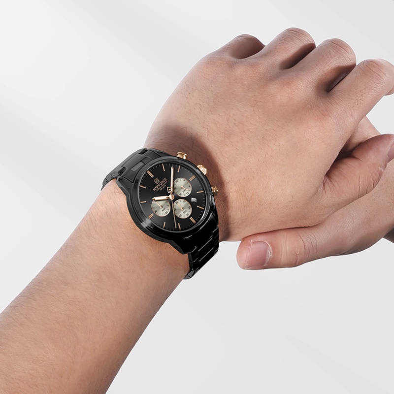 NAVIFORCE メンズクォーツクロノグラフウォッチ 防水 - Mens Fashion Watch のレビューと価格