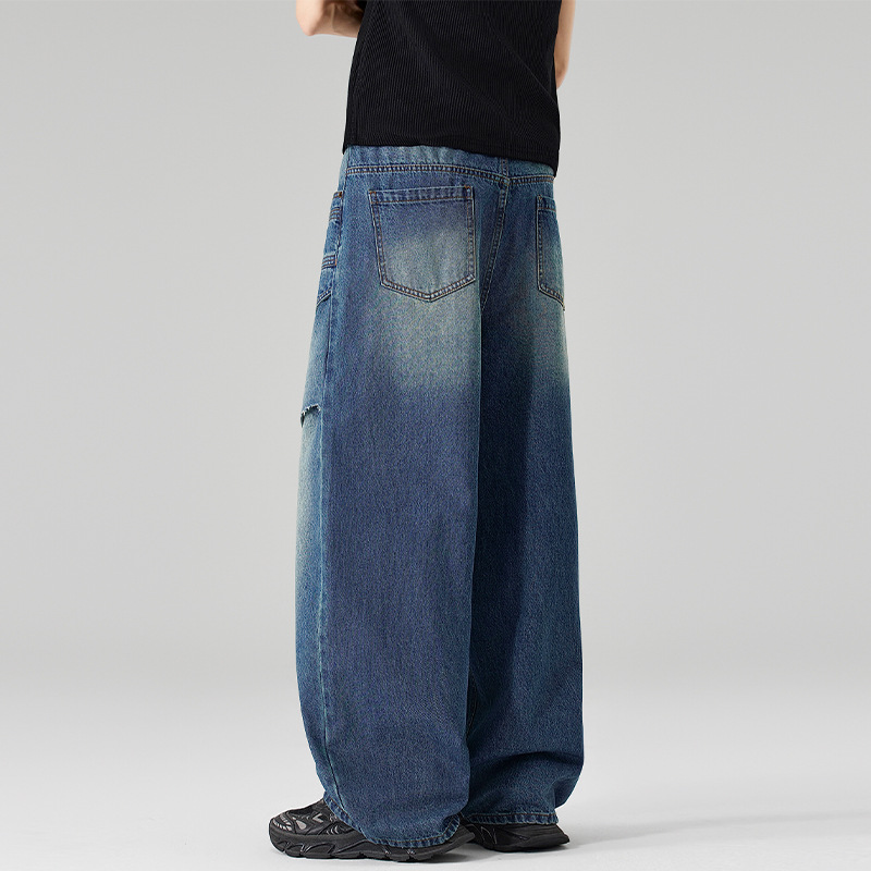 メンズブルースプライスカジュアルトレンディシンプルベーシック - Men'S Fashion With Baggy Jeans のレビューと価格
