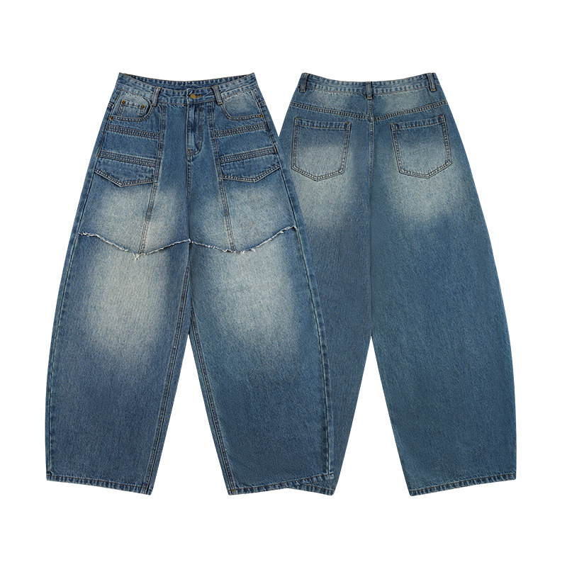 メンズブルースプライスカジュアルトレンディシンプルベーシック - Men'S Fashion With Baggy Jeans のレビューと価格