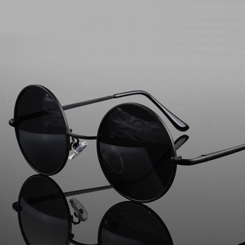 レトロヴィンテージラウンドサングラス男性ブランドデザイナーサ - Men'S Fashion Round Glasses のレビューと価格
