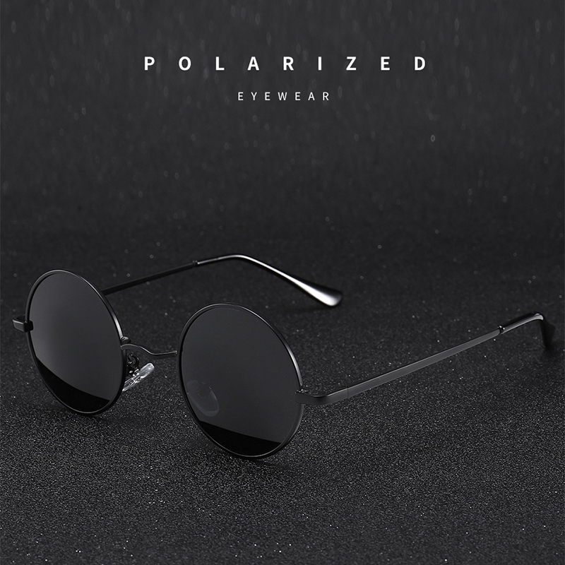 レトロヴィンテージラウンドサングラス男性ブランドデザイナーサ - Men'S Fashion Round Glasses のレビューと価格