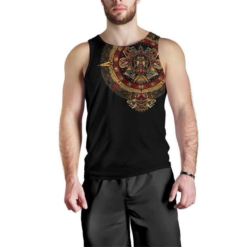 トレンディなメキシコ国旗グラフィックタンクトップ男性の夏のフ - Mens Fashion Mexico のレビューと価格