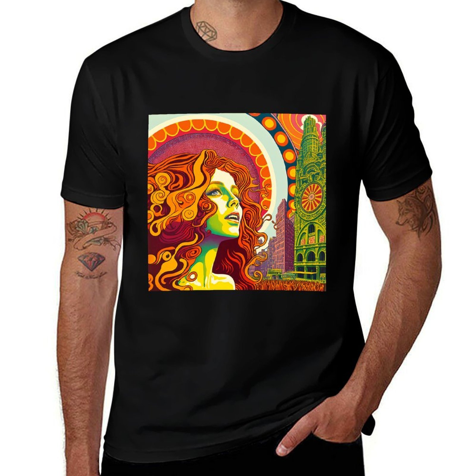 1970年代のレトロなニューヨーク、Tシャツ ストリートファ - Men'S Fashion Nyc のレビューと価格