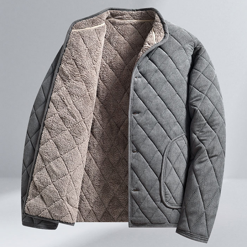 メンズ冬用ジャケット 防風 厚手 パッド入りジャケット カジ - Sherpa Jacket Fleece のレビューと価格