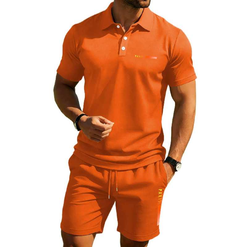 PARIS プリント メンズ ハイエンド サマーポロシャツ、 - Men'S Fashion Polo Shirt のレビューと価格