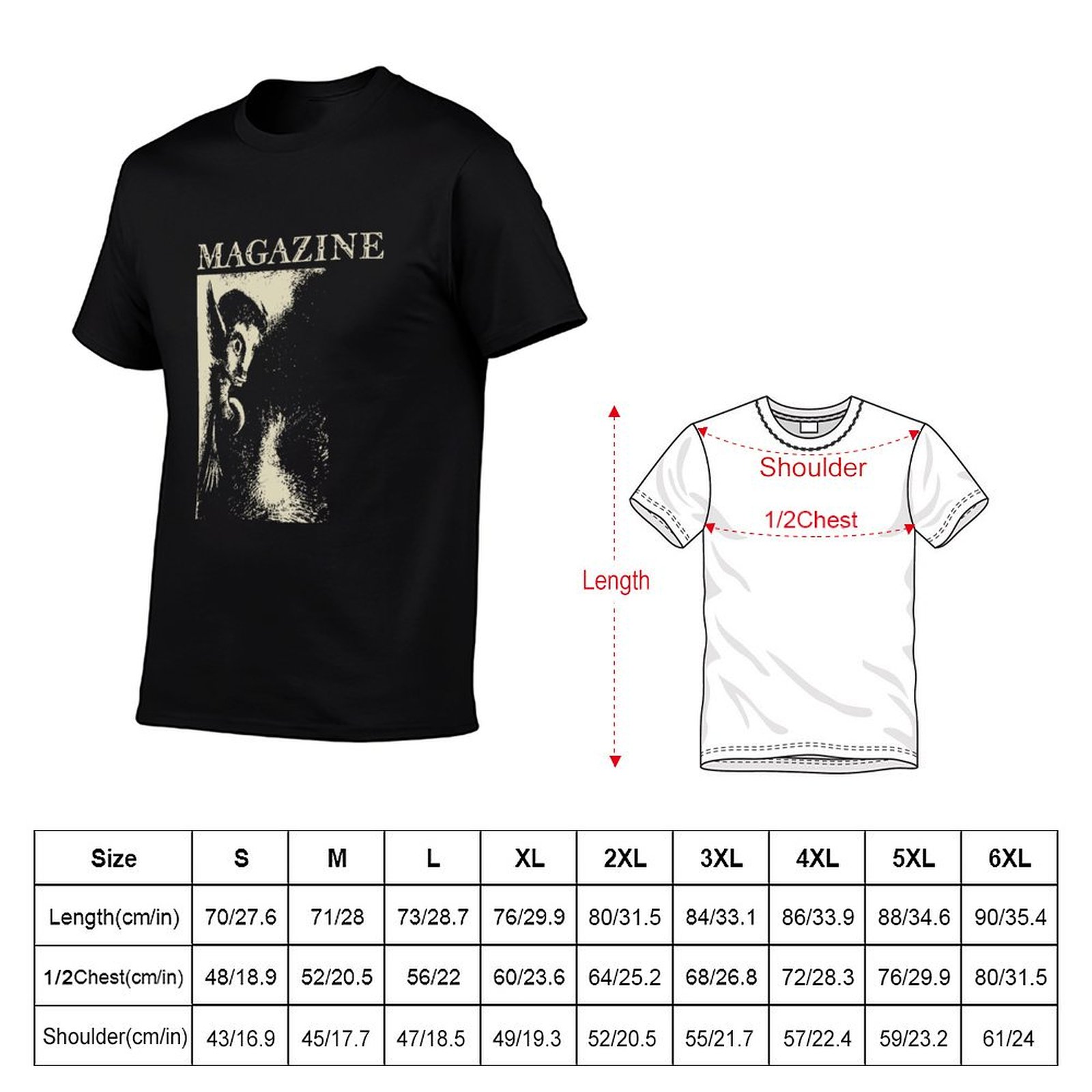 マガジンショットバイボスサイドパンクTシャツ夏のファッション - Mens Fashion Magazines のレビューと価格