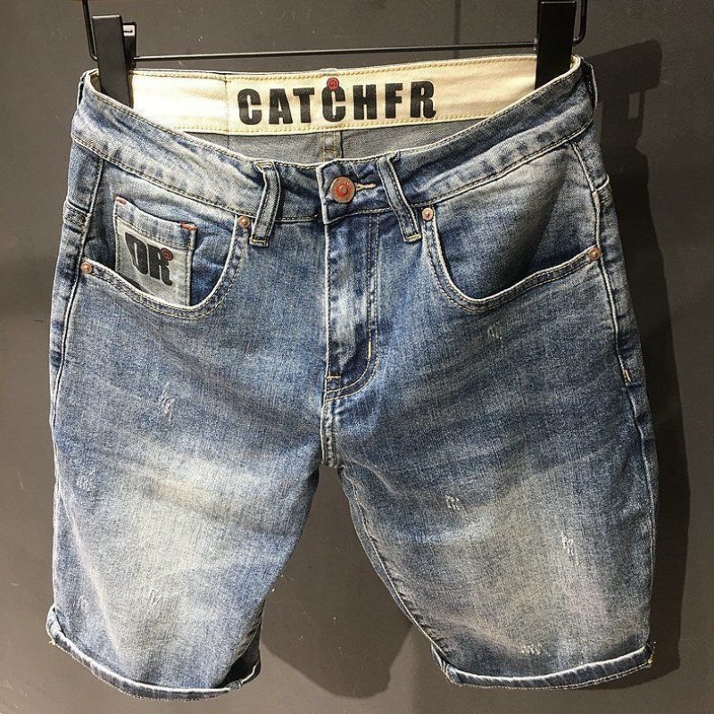 メンズオーバーサイズデニムショーツ,テキストポケット付き,ス - Xl Men'S Fashion のレビューと価格