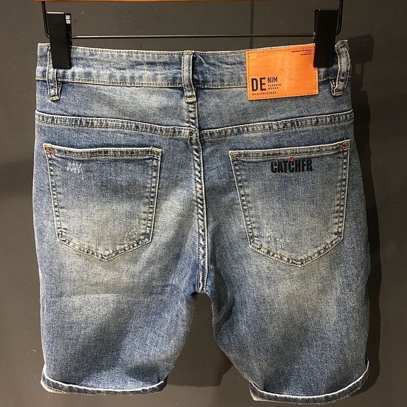 メンズオーバーサイズデニムショーツ,テキストポケット付き,ス - Xl Men'S Fashion のレビューと価格