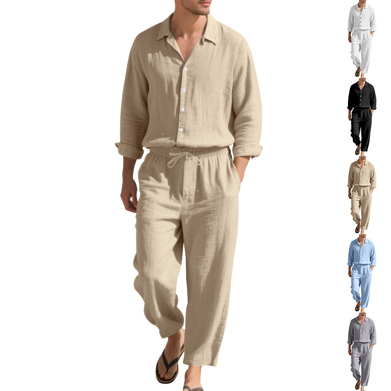 2025 四季リネンメンズスーツカジュアルファッションルーズ - Men'S Fashion Essentials 2025 のレビューと価格