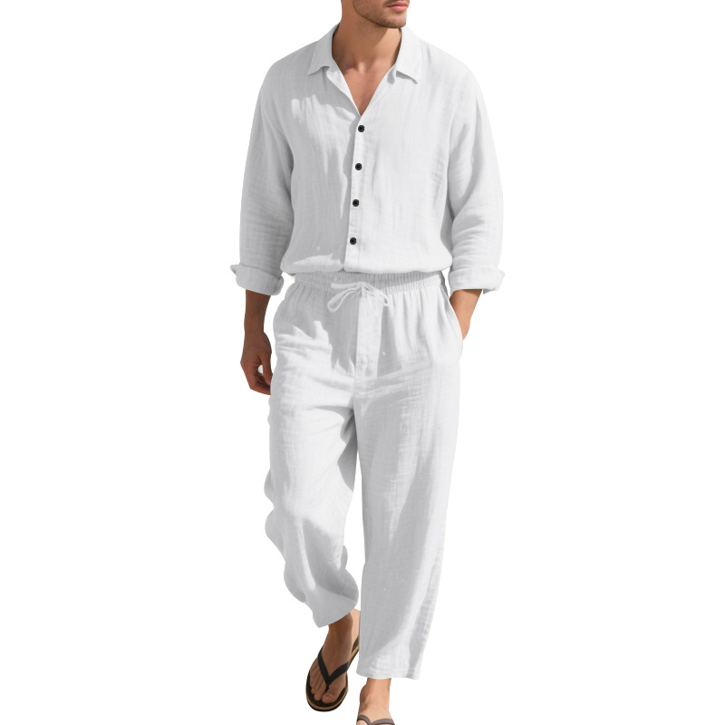 2025 四季リネンメンズスーツカジュアルファッションルーズ - Men'S Fashion Essentials 2025 のレビューと価格