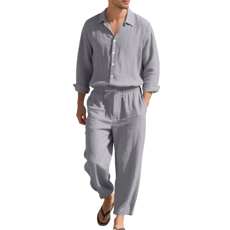 2025 四季リネンメンズスーツカジュアルファッションルーズ - Men'S Fashion Essentials 2025 のレビューと価格