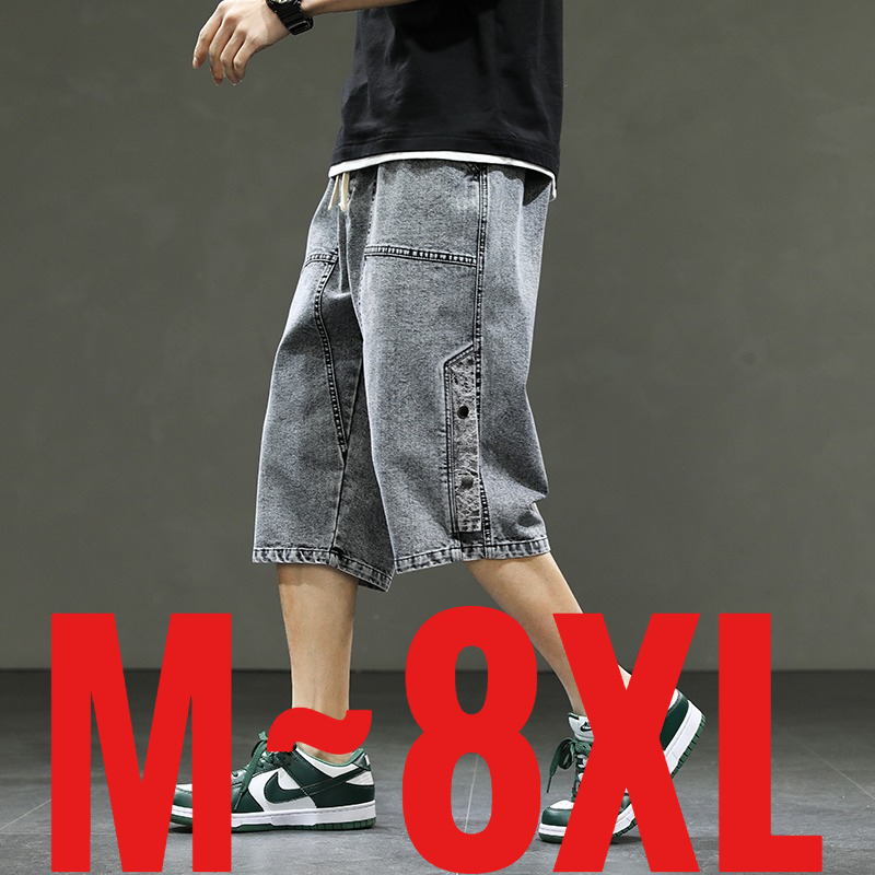 韓国スタイルメンズロングショーツ 3/4丈デニムバミューダ男 - Men'S Fashion With Baggy Jeans のレビューと価格