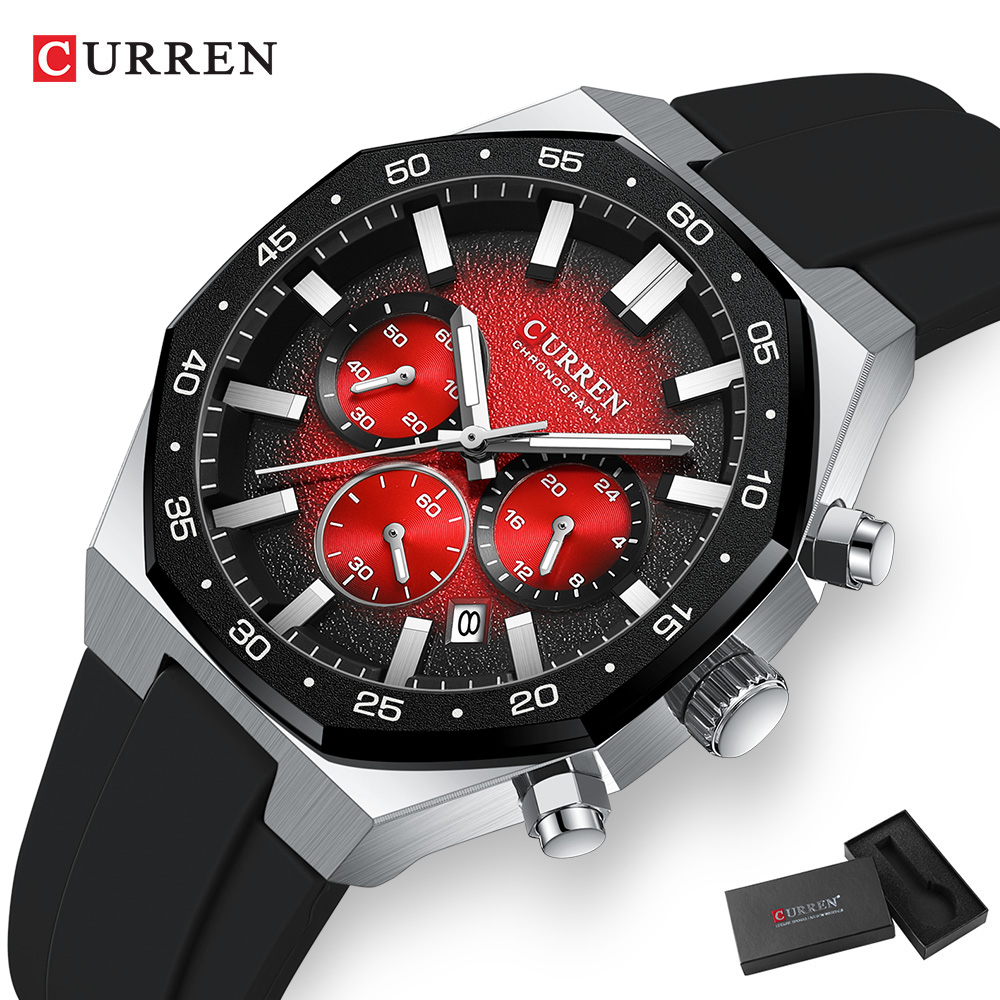CURREN ファッションカジュアルメンズスポーツウォッチク - Mens Fashion Watch のレビューと価格