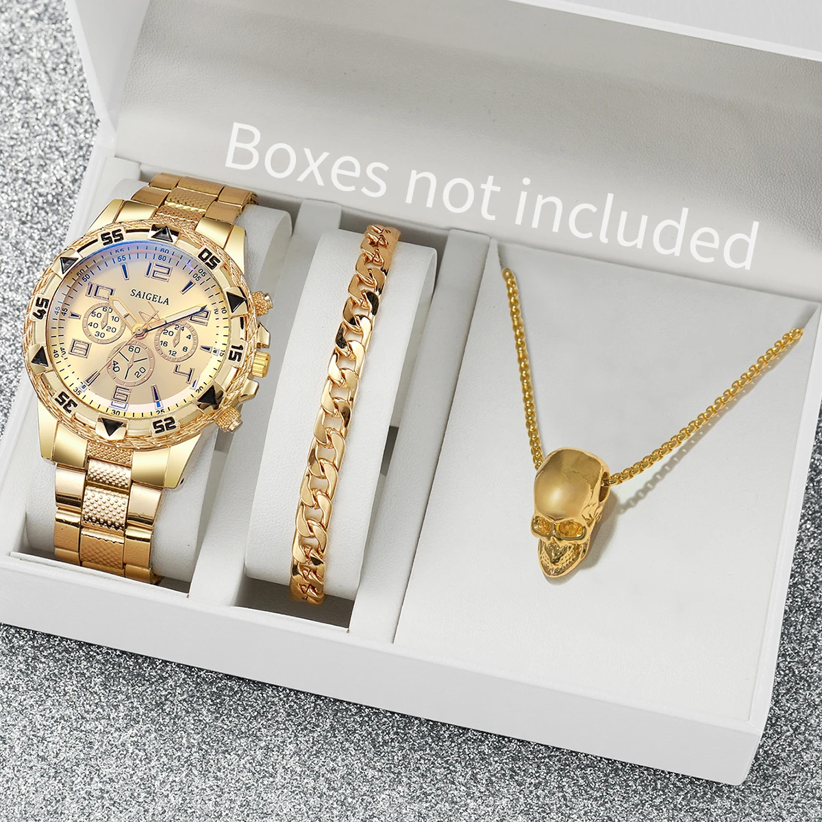 サプライズミステリーウォッチセットブラインドボックス-3個/ - Mens Fashion Watch のレビューと価格