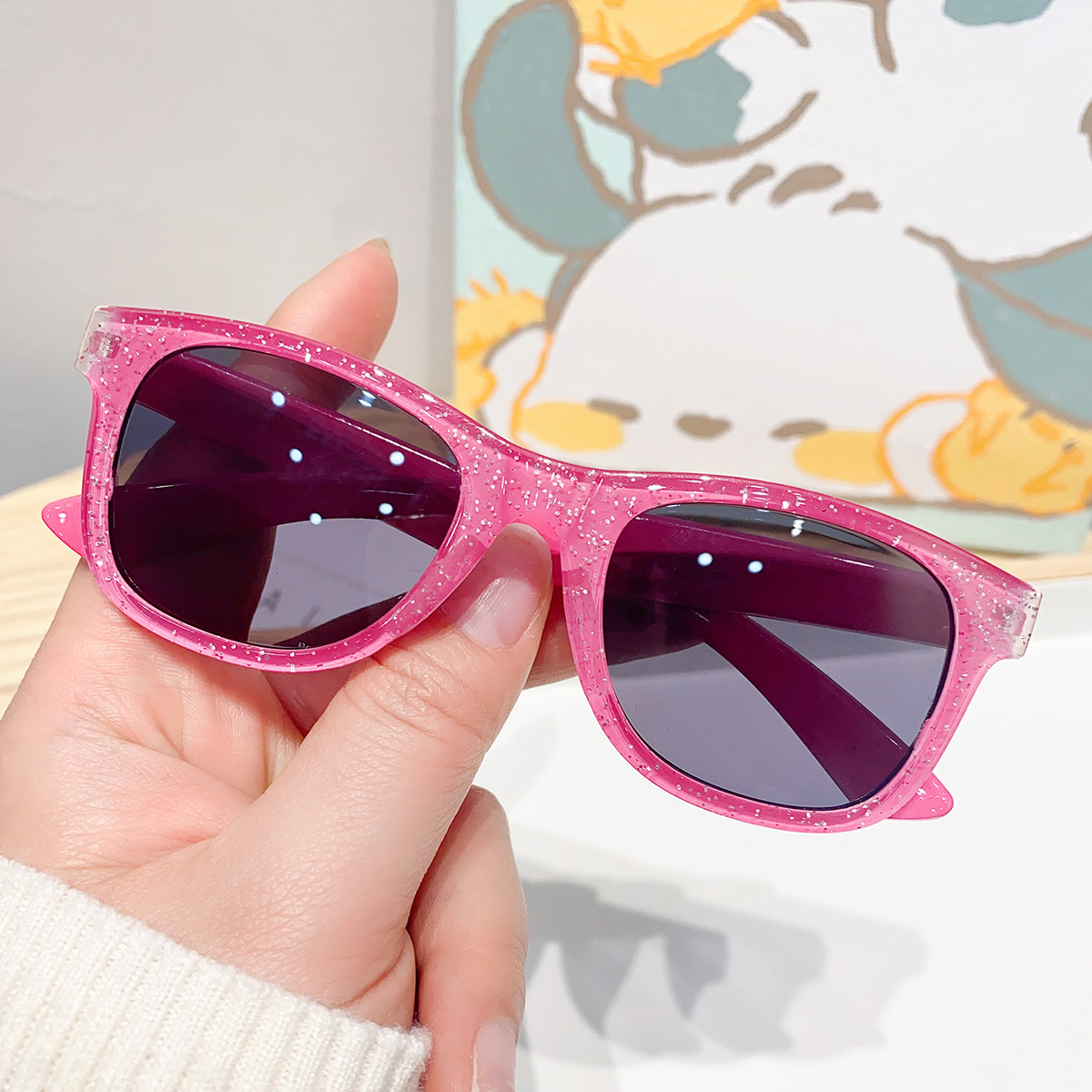 子供用の光沢のあるガラスサングラス,カラフル,ファイン,パー - Men'S Fashion Essentials 2025 のレビューと価格