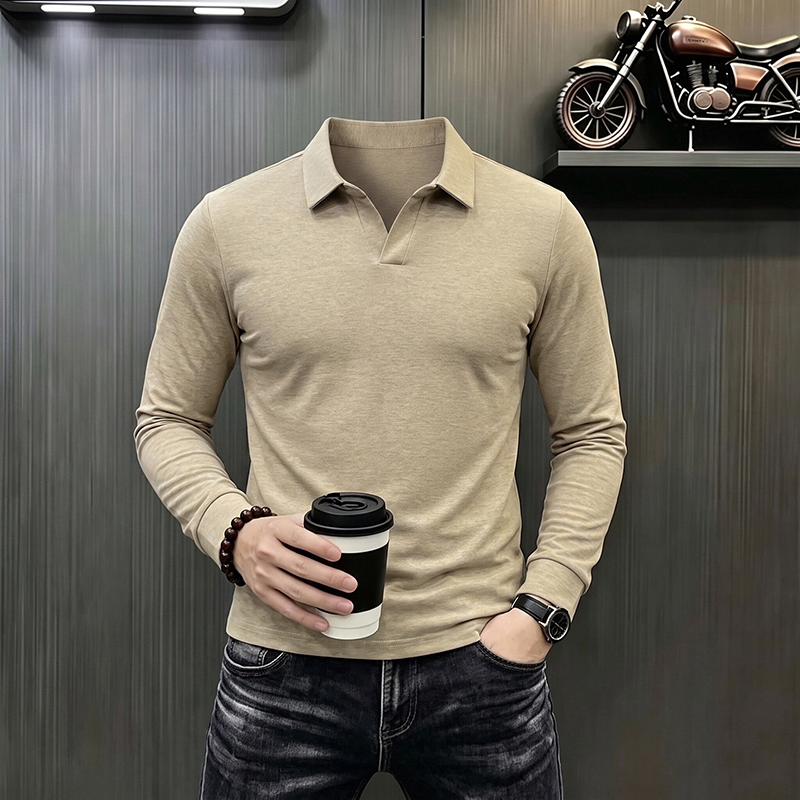メンズビジネスカジュアル長袖Tシャツ春秋快適通気性作業服トッ - Men'S Fashion For Summer 2026 のレビューと価格