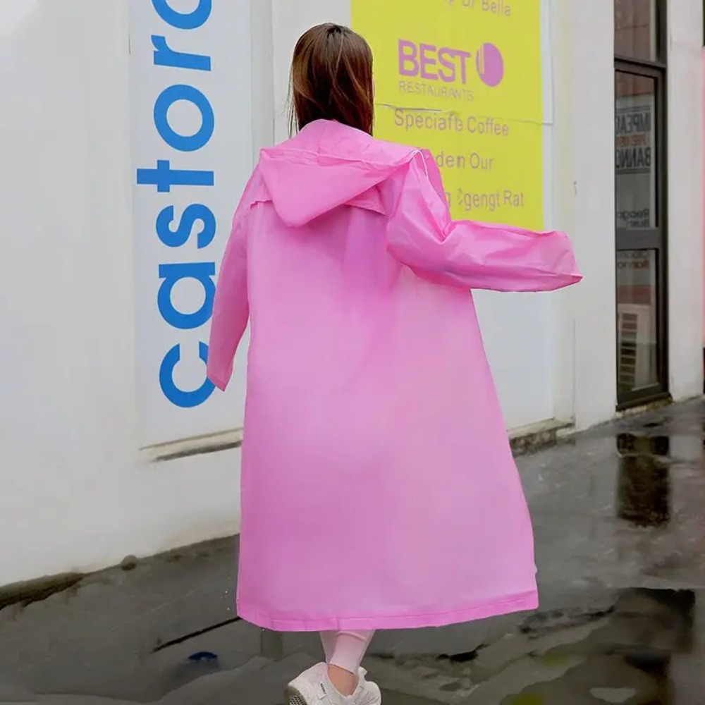 新しい防水レインコート大人の旅行ファッションレインコート屋外 - Mens Fashion Poncho のレビューと価格