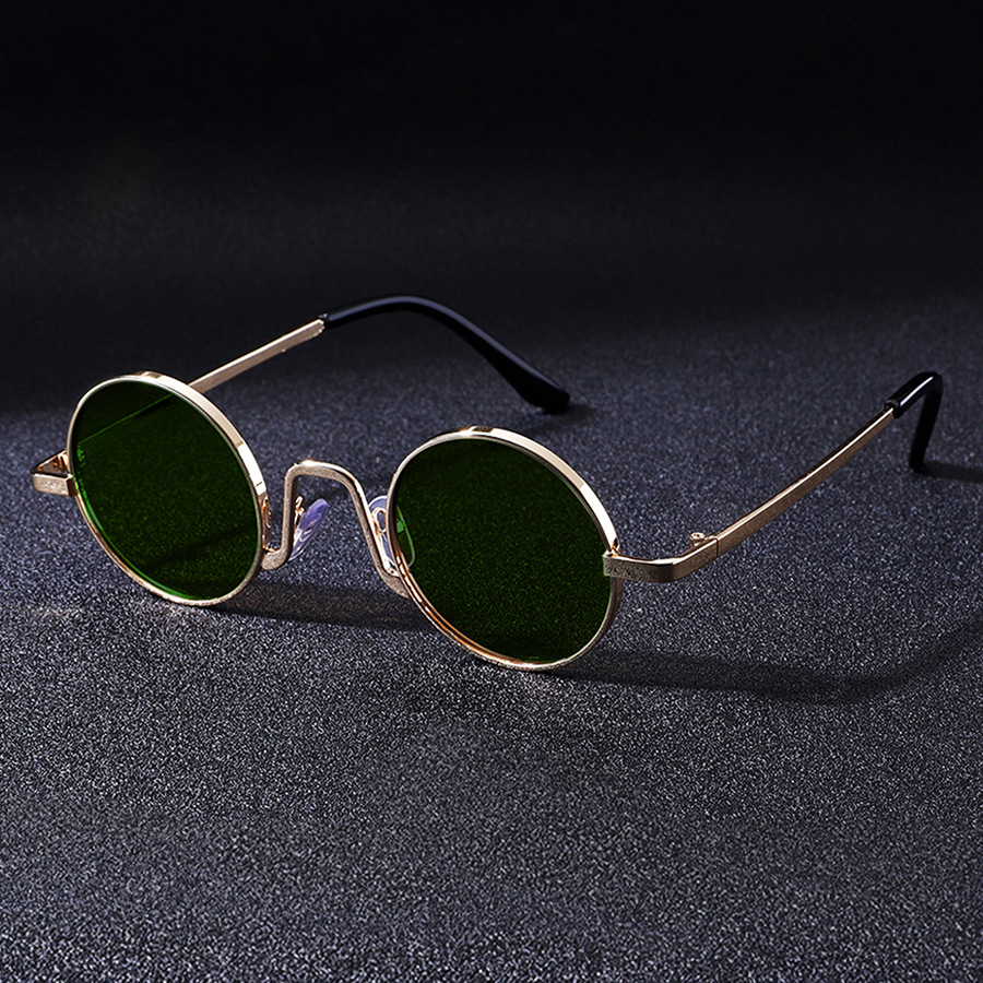 ヴィンテージデザイナー屋外用サングラス メンズ ラウンド型  - Men'S Fashion Round Glasses のレビューと価格