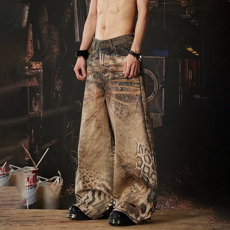 LUZHEN 2026 新オリジナル Y2K スタイルだぶだ - Men'S Fashion With Baggy Jeans のレビューと価格