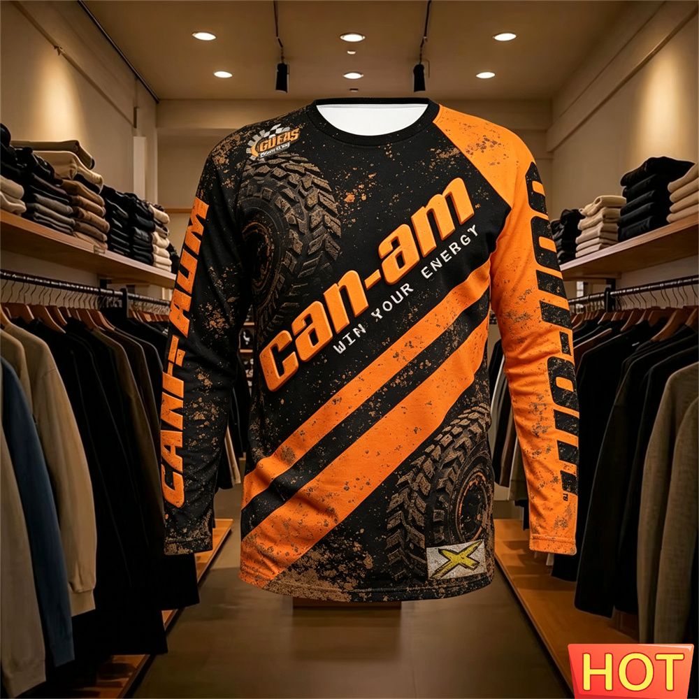 バイクレース用長袖ラウンドネックTシャツ、男女兼用、ファッシ - Mens Fashion Summer のレビューと価格
