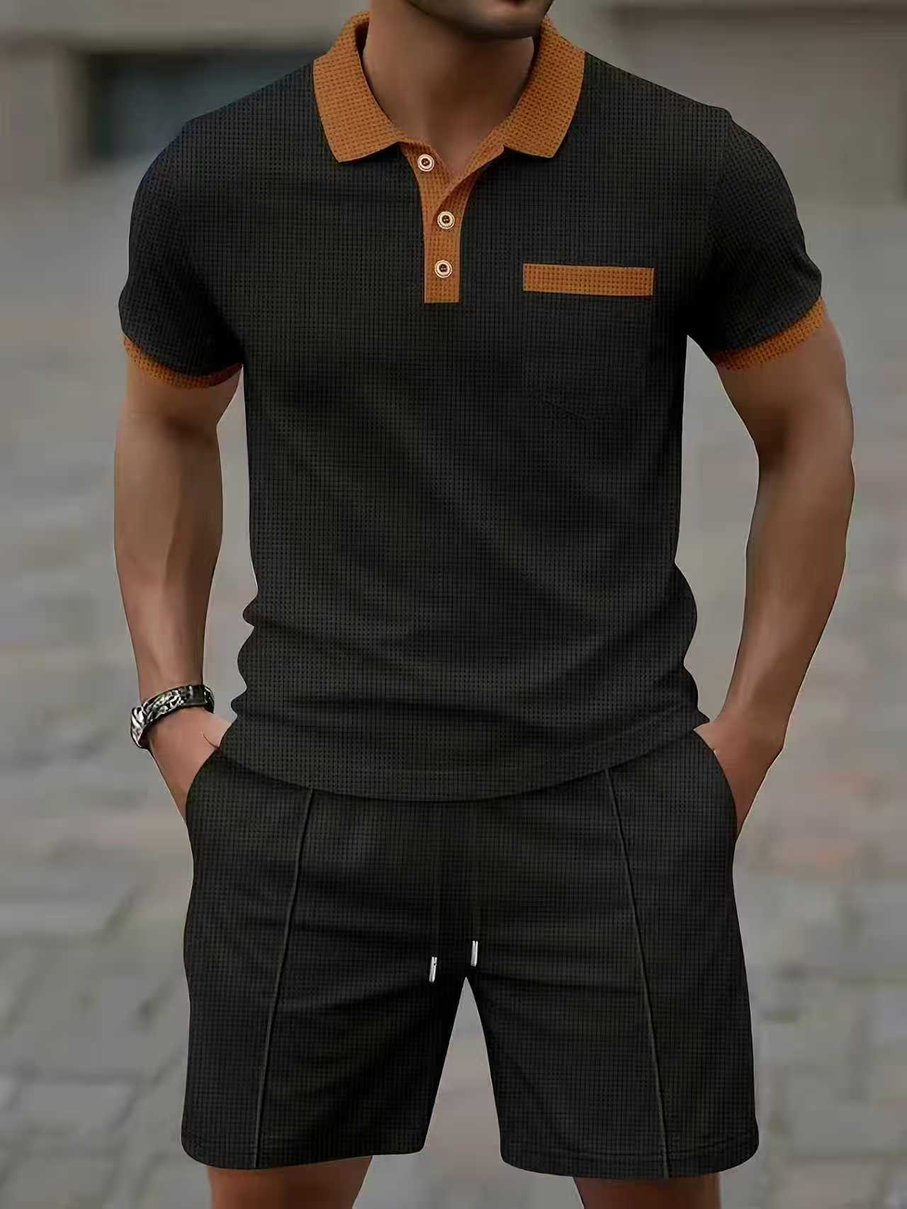 ベストセラー メンズ 夏 半袖シャツ Tシャツ ポロシャツ  - Men'S Fashion Polo Shirt のレビューと価格