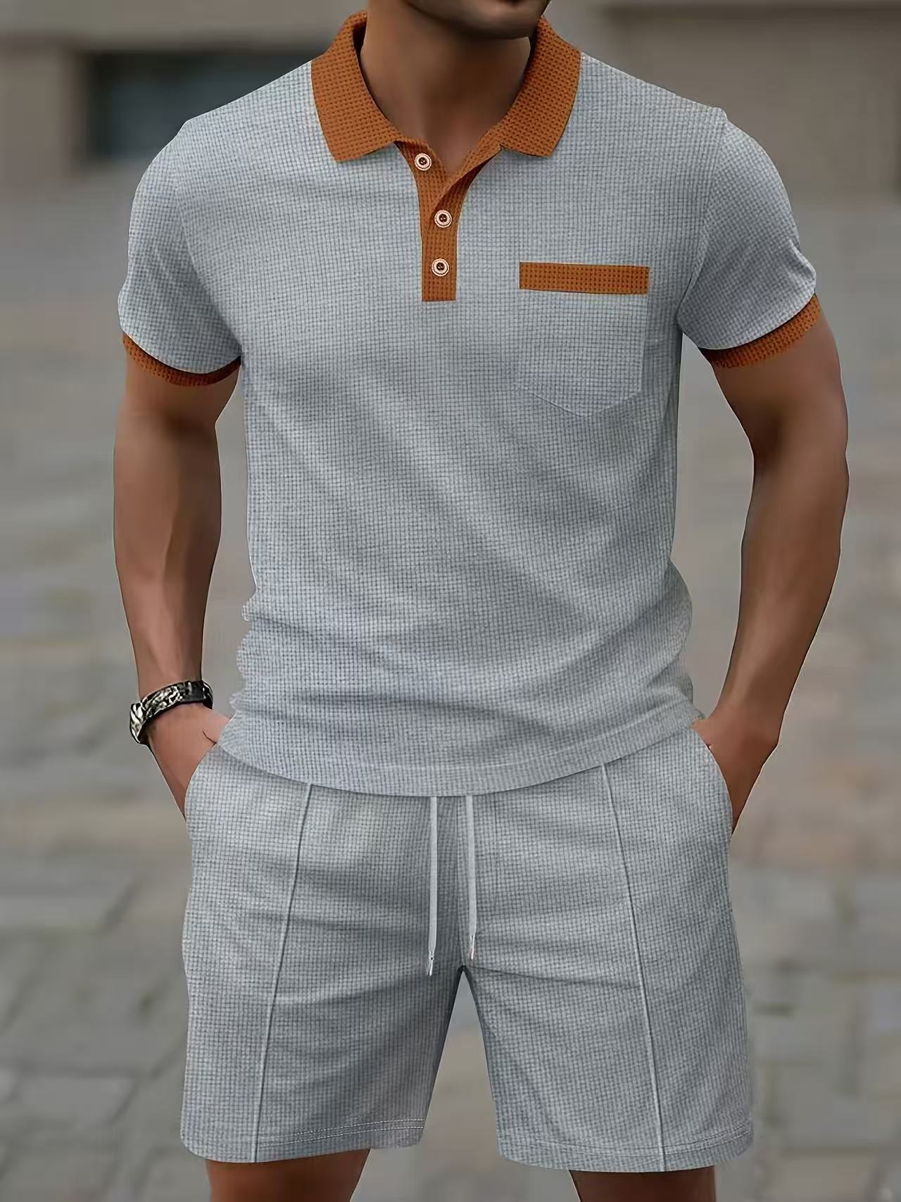 ベストセラー メンズ 夏 半袖シャツ Tシャツ ポロシャツ  - Men'S Fashion Polo Shirt のレビューと価格